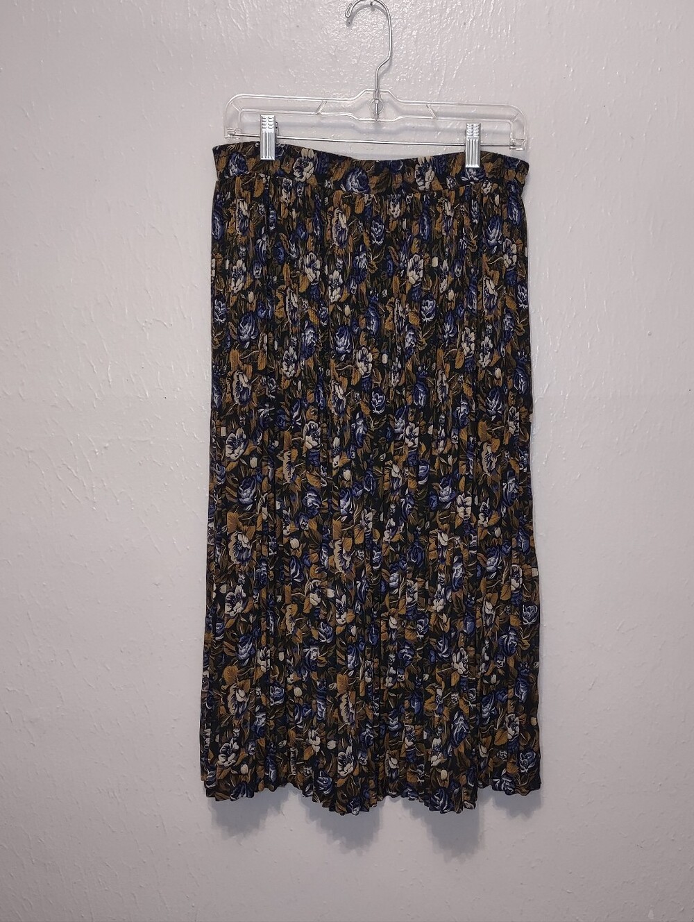 Vintage Floral Sag Harbor Petites Broom Style Skirt‎ Medium